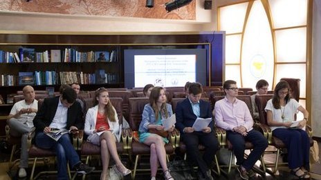 Участники Молодёжного интеллектуального клуба. Фото: Алёна Александрова