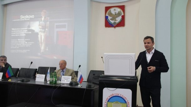 Член Координационного совета Андрей Егоров выступил в Дагестанском государственном университете с лекцией в формате TED