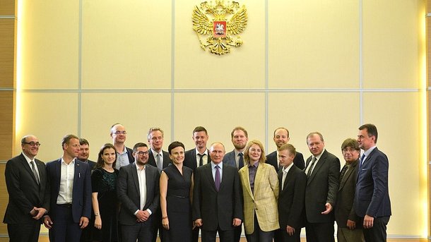 Встреча с получателями мегагрантов и молодыми учёными