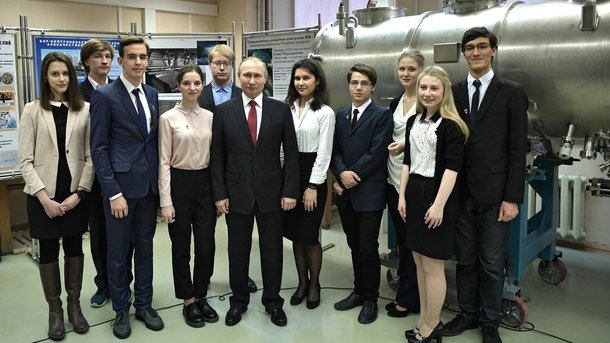 Владимир Путин посетил Институт ядерной физики имени Г.И.Будкера в Академгородке
