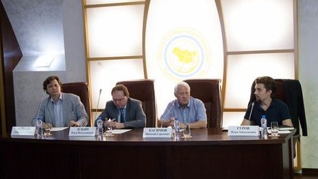 Слева направо: Алексей Андреев, Илья Ильин, Николай Касимов, Илья Гуров. Фото: Алёна Александрова