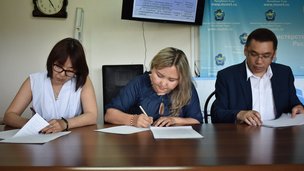 Представители трех Советов молодых ученых и специалистов Республики Тыва подписали Соглашение о сотрудничестве