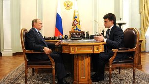Владимир Путин встретился с руководителем Федерального агентства научных организаций Михаилом Котюковым